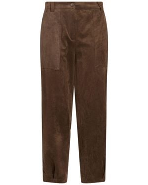 Cambio Pants Polyester, Elastane - Brown