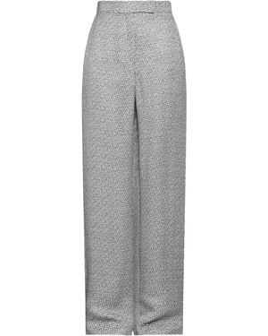 Emporio Armani Trousers Viscose, Linen - Grey