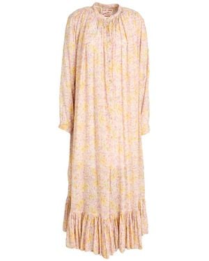 Laurence Bras Midi Dress Cotton - Natural