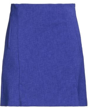 Marella Bright Mini Skirt Polyester - Blue
