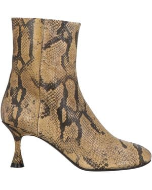 Acne Studios Camel Ankle Boots Leather - Brown