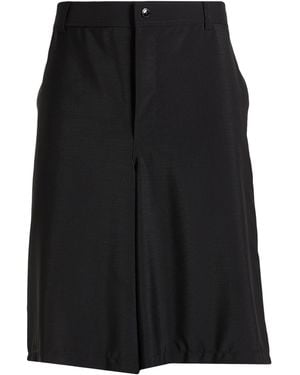Burberry Shorts & Bermuda Shorts Mohair Wool, Virgin Wool - Black