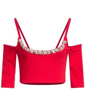 ViCOLO Top Cotton, Elastane - Red