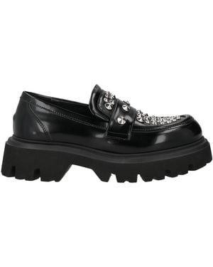 Strategia Loafers Textile Fibres - Black