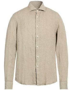Ghirardelli Military Shirt Linen - Natural