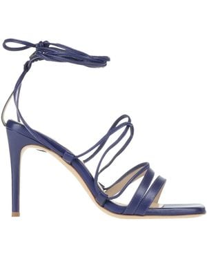 P.A.R.O.S.H. Sandals Lambskin - Blue