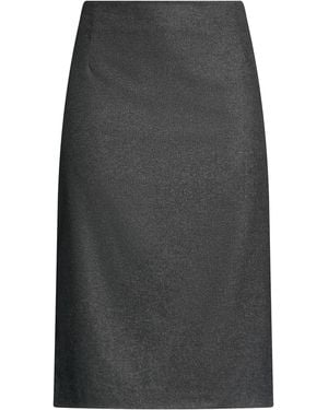 Diana Gallesi Charcoal Midi Skirt Wool, Polyester, Viscose, Elastane - Gray