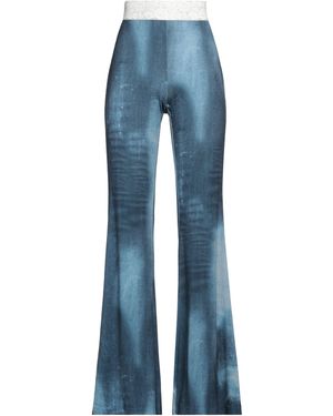 Bellavitis Trousers Polyester, Elastane - Blue