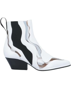 Sergio Rossi Ankle Boots - White