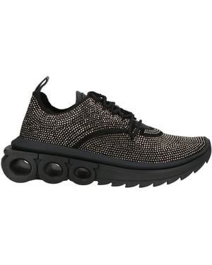 Ferragamo Trainers Polyester, Elastane, Lycra, Calfskin - Black