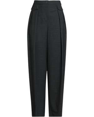Semicouture Trousers Polyester, Virgin Wool, Elastane - Black
