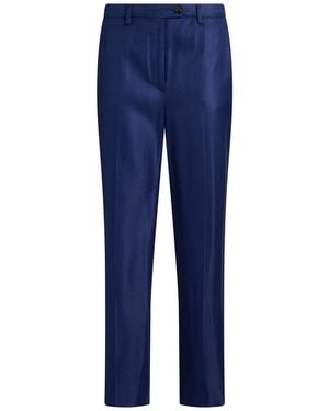 Kiton Pants Viscose - Blue