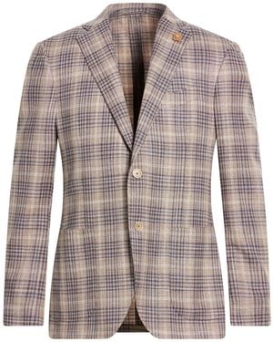 Lardini Blazer Wool, Silk - Brown