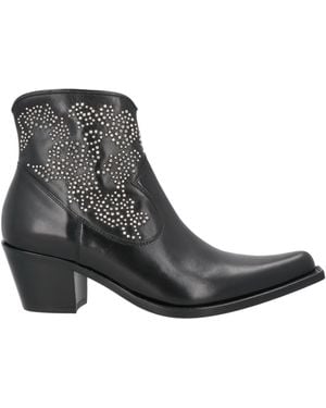 Free Lance Ankle Boots Calfskin - Black