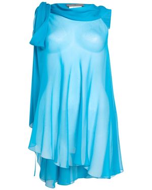 Alberta Ferretti Top Silk - Blue