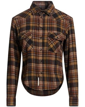 Aries Shirt Cotton - Brown