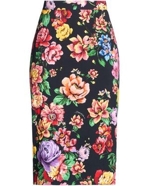 Dolce & Gabbana Midi Skirt Viscose, Elastane - Black