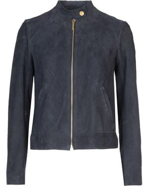 MICHAEL Michael Kors Midnight Jacket Goat Skin - Blue