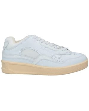 Jil Sander Basket Low-Top Leather Trainers - White