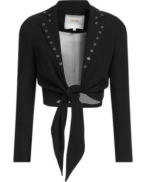 Babylon Collection Blazer Polyester, Elastane - Black