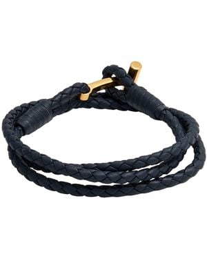 Tom Ford Bracelet Leather - Blue