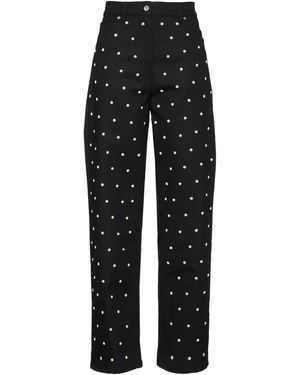 MSGM Pantalon en jean - Noir