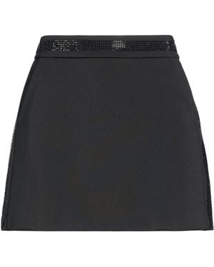 Blugirl Blumarine Mini Skirt Polyamide, Viscose, Elastane - Black