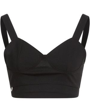 Kontatto Top Cotton, Polyamide, Elastane - Black