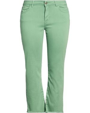 Marella Jeans Lyocell, Cotton, Polyester, Elastane - Green