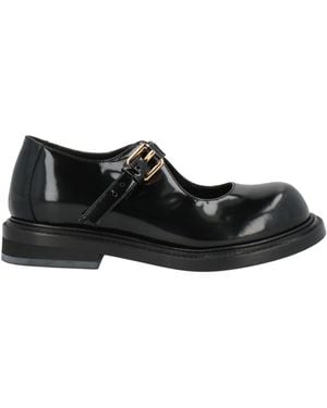 Moschino Couture Ballet Flats Leather - Black