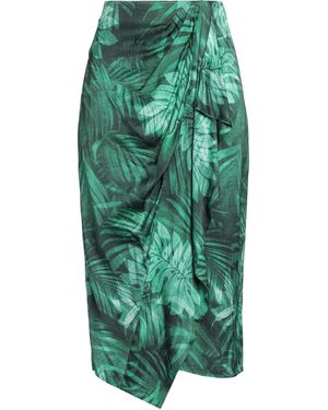 ERMANNO FIRENZE Midi Skirt Viscose - Green