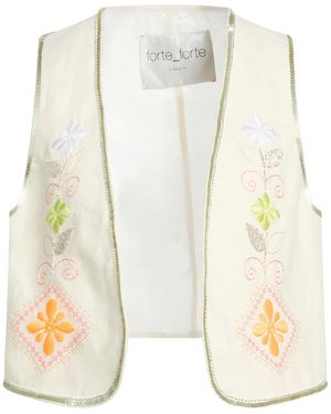 forte_forte Tailored Vests - White