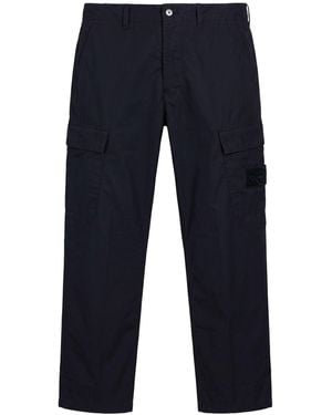 Stone Island Midnight Trousers Organic Cotton - Blue