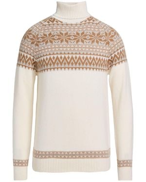 Moorer Turtleneck Wool, Cashmere - White