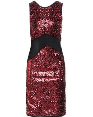 GAUDI Jeans Burgundy Mini Dress Polyester, Elastane, Polyamide - Red