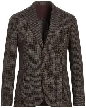 Barba Napoli Blazer Virgin Wool, Cashmere - Black