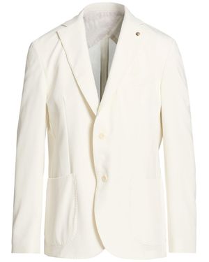 Barbati Blazer Polyester, Viscose, Elastane - Natural