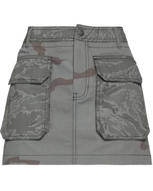 Marine Serre Mini Skirt Polyester, Cotton, Viscose - Gray