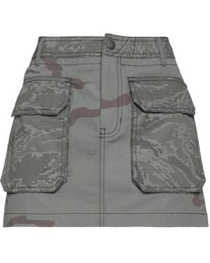 Marine Serre Mini Skirt Polyester, Cotton, Viscose - Grey