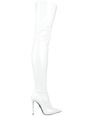 Le Silla Boot Textile Fibers - White