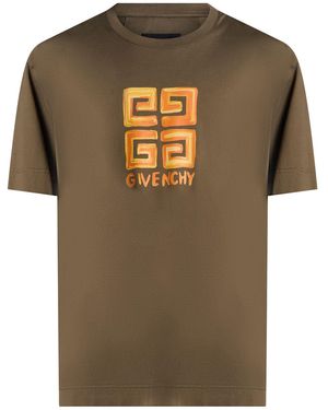 Givenchy T-Shirt Cotton - Green
