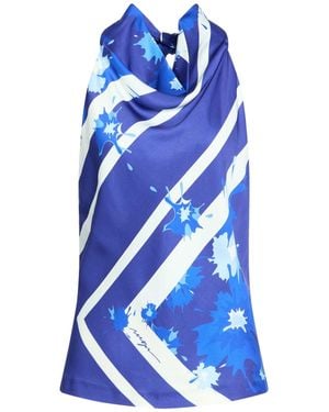 MSGM Top Viscose - Blue