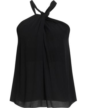 Patrizia Pepe Top Viscose - Black
