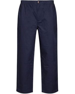 Moncler X Donald Glover Trousers Cotton, Lyocell, Elastane - Blue