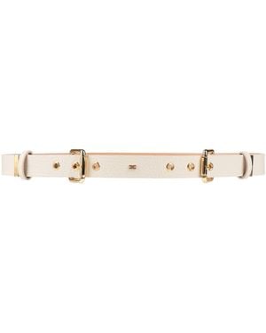 Elisabetta Franchi Belt - White