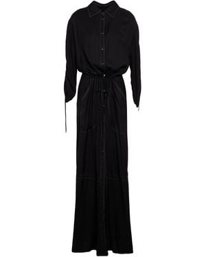 Pinko Maxi Dress Viscose - Black