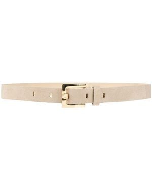 Clips More Ivory Belt Leather - White