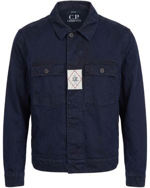 C.P. Company Jeansjacke/-Mantel - Blau