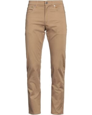 dunhill Camel Pants Cotton, Mulberry Silk, Elastane - Natural