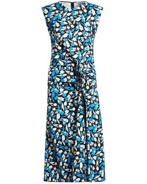 Mantu Maxi Dress Cotton, Elastane - Blue